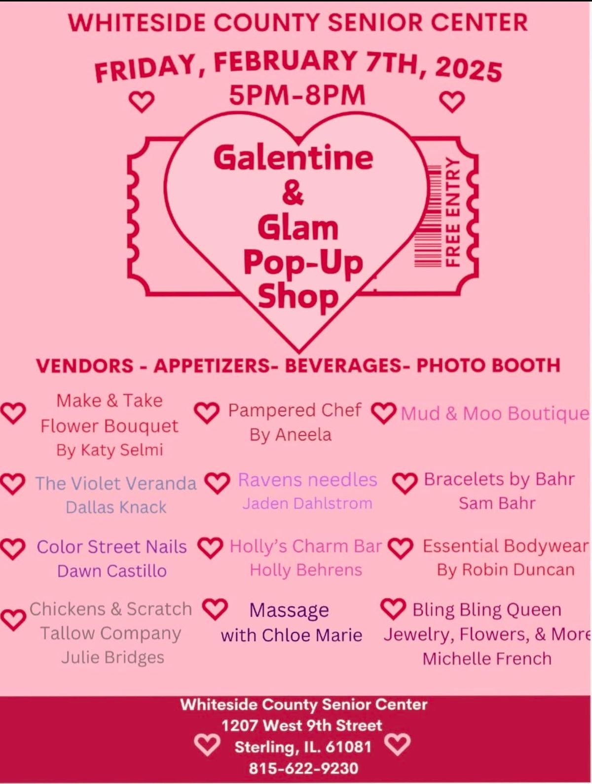 \ud83d\udc93Galentine and Glam Pop-Up Shop\ud83d\udc93