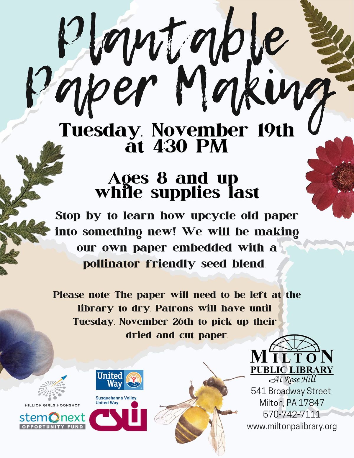 Plantable Paper Making