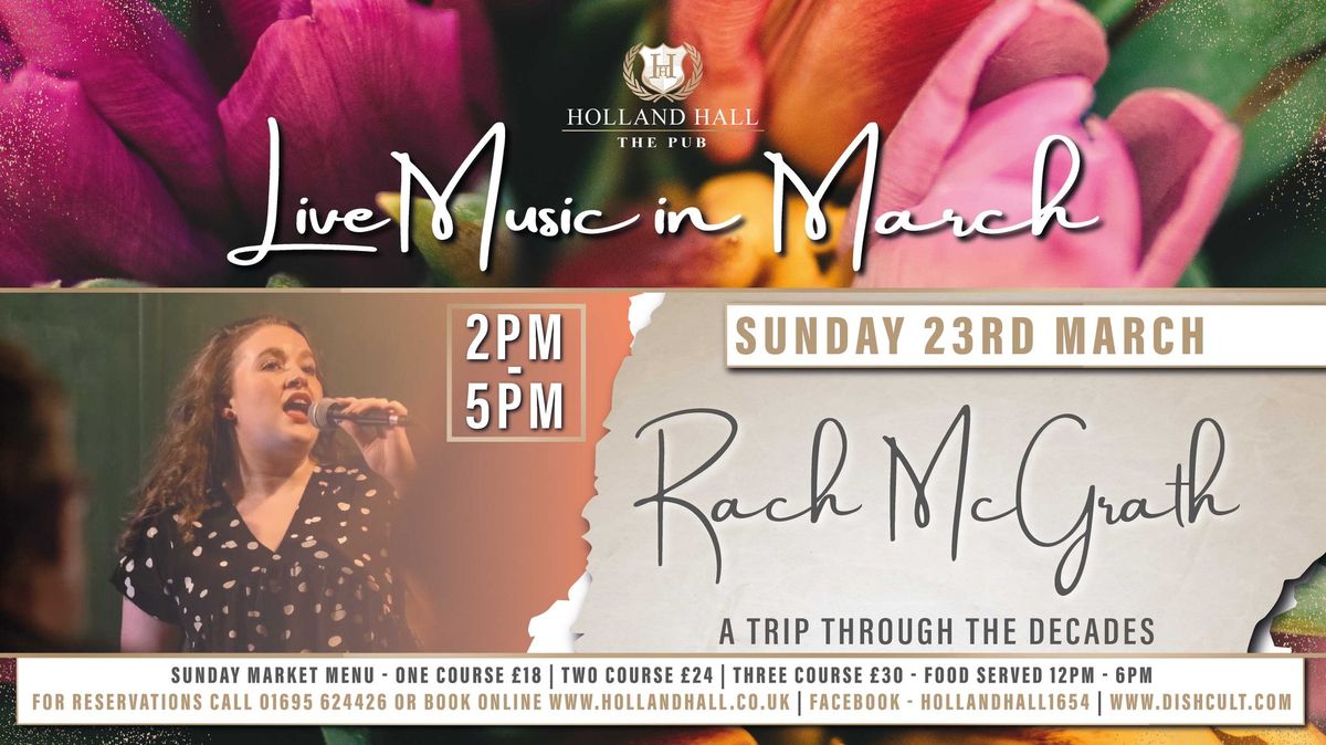 Live Music Sundays at The Pub with Rachel McGrath