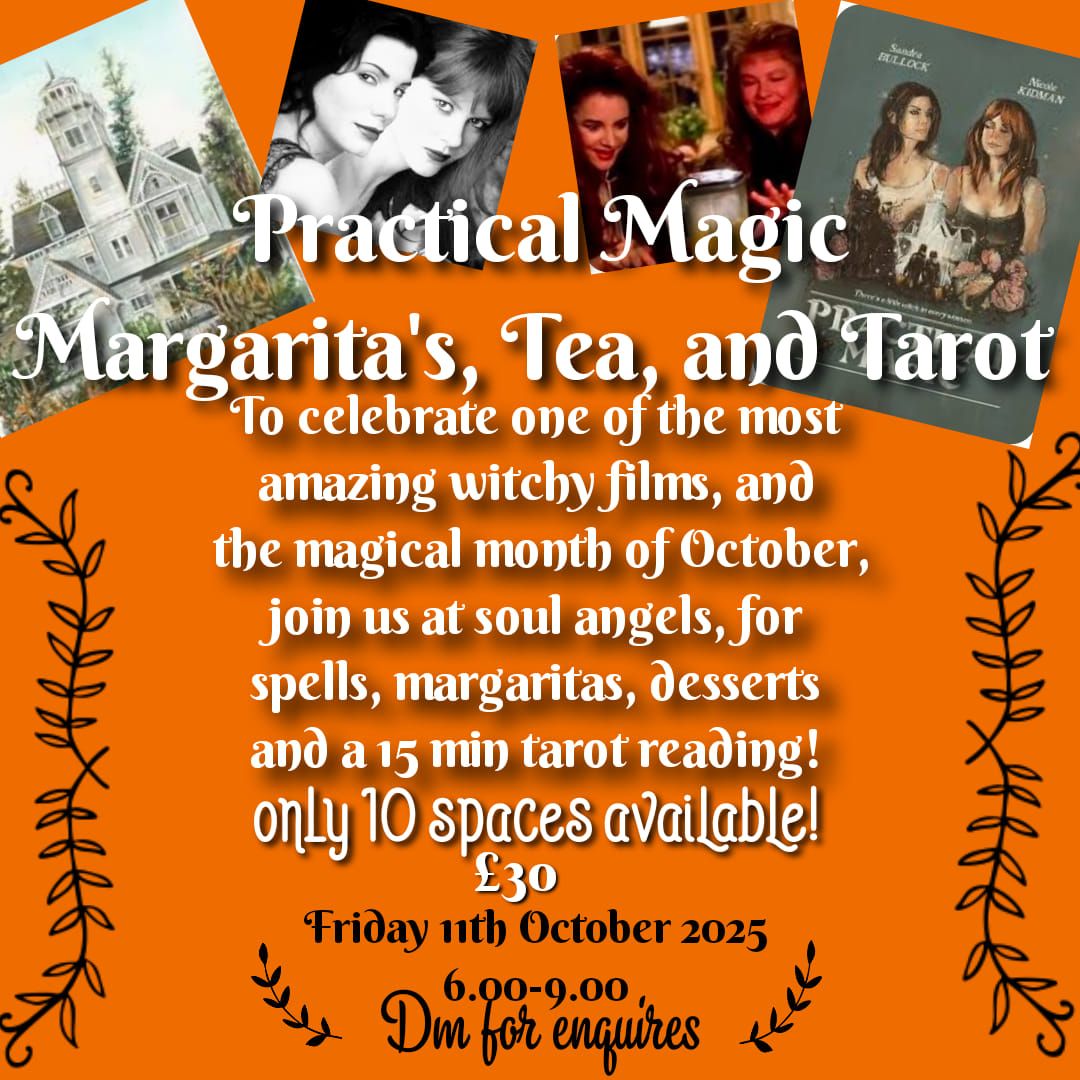 Practical magic margaritas, tea, and tarot evening!