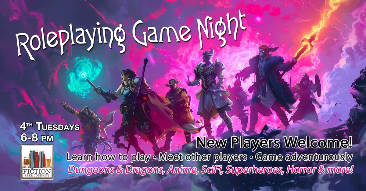 Roleplaying Game Night @ Fiction Beer Company