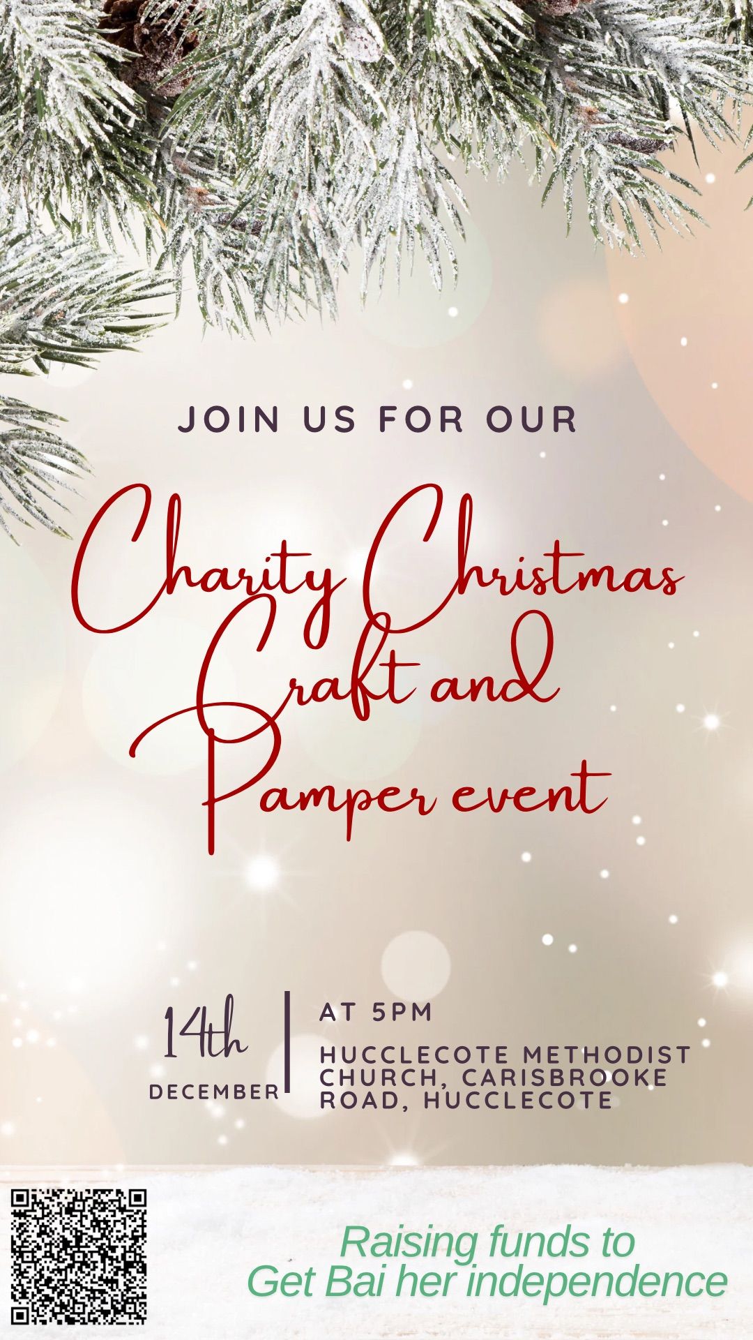 Charity Christmas craft fayre. 