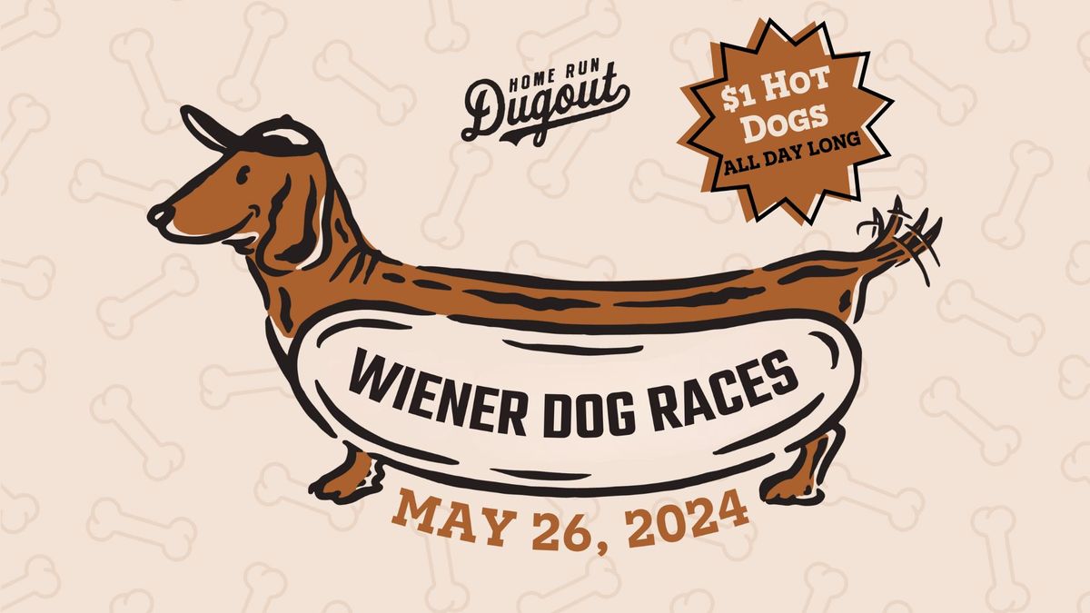 Wiener Dog Races at Home Run Dugout - Katy