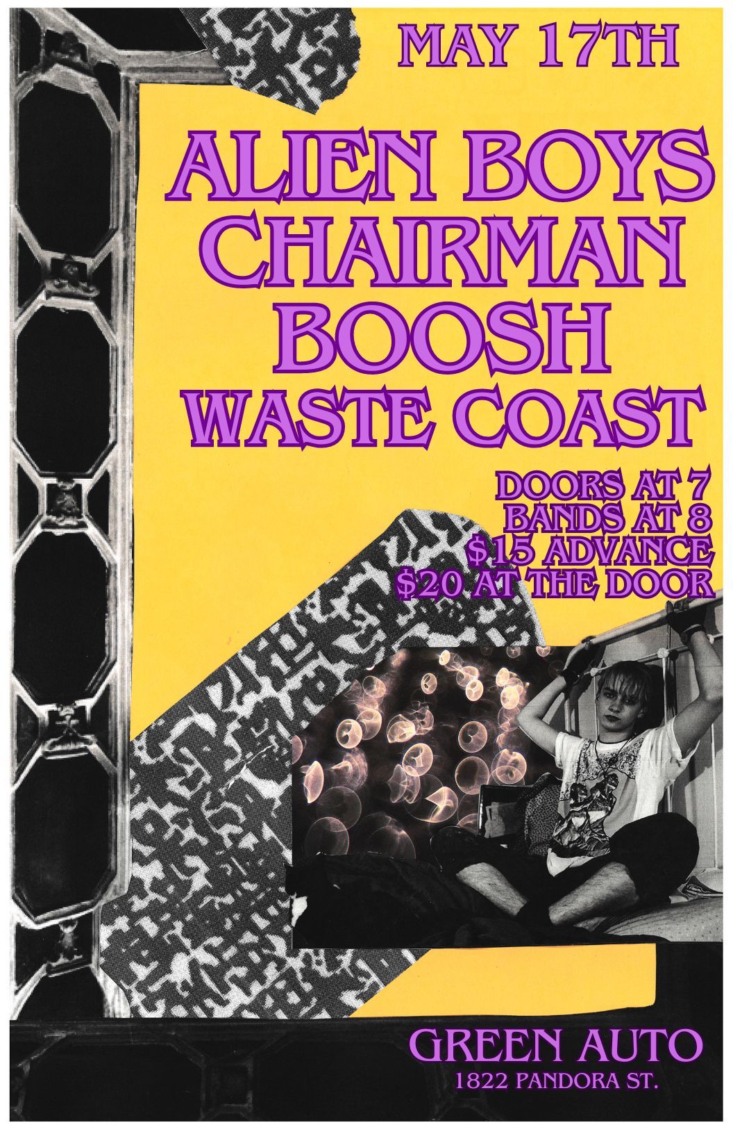 Alien Boys, Chairman, Boosh, Waste Coast