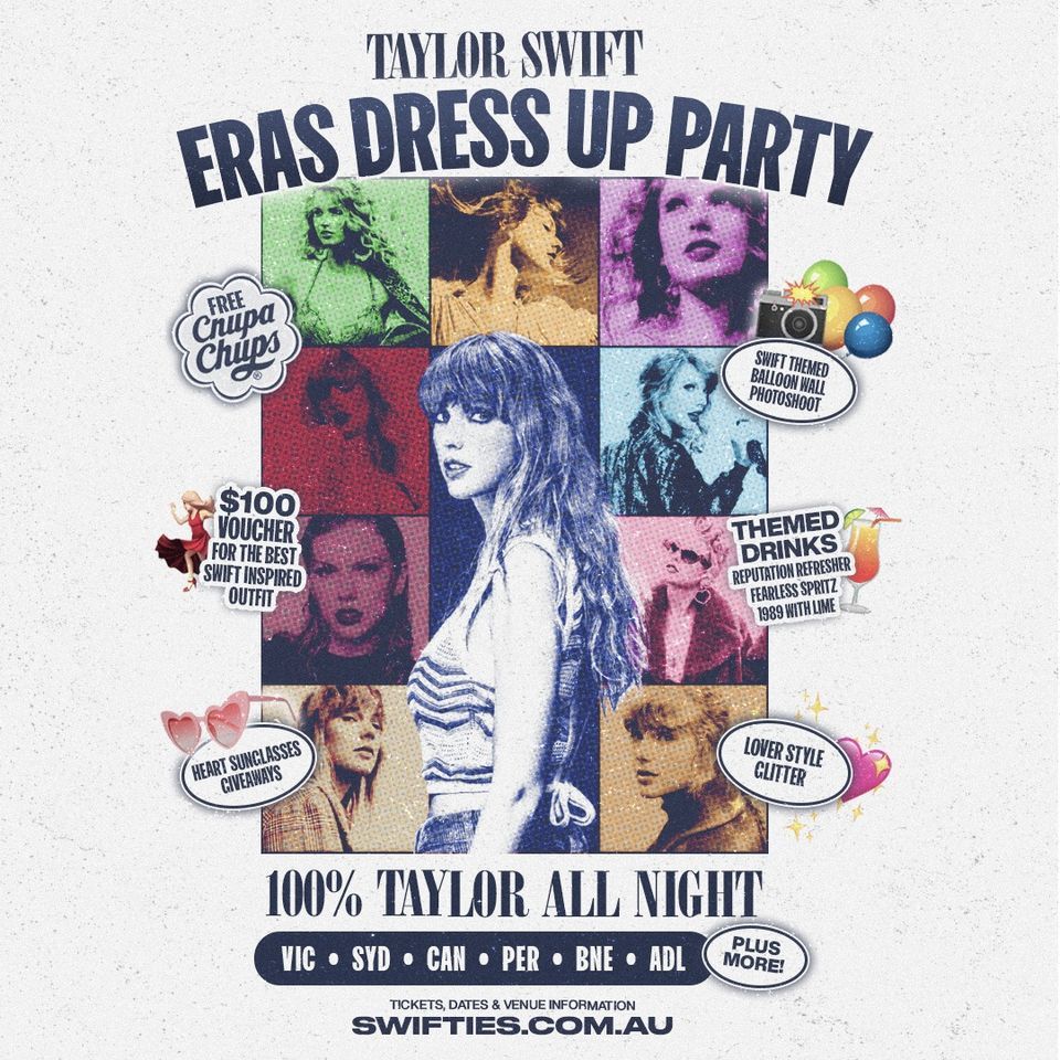 Taylor Swift Eras Dress Up Party Melbourne