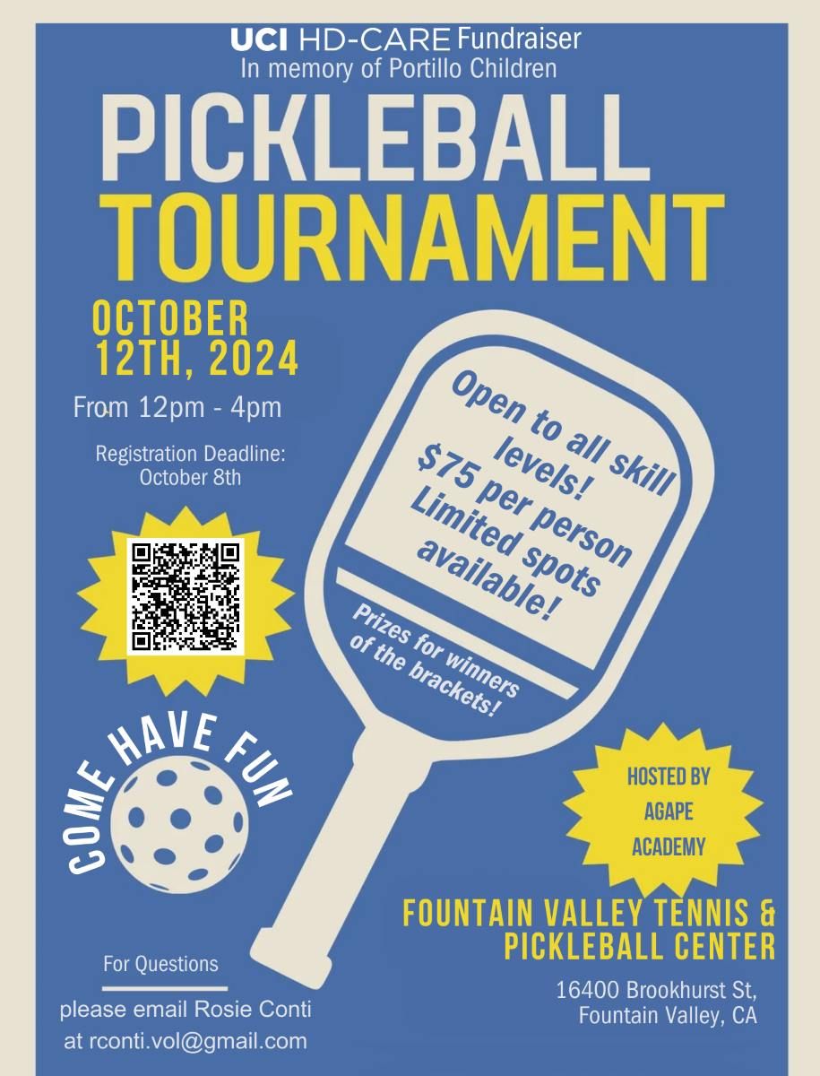 Portillo Memorial Pickleball Fundraiser