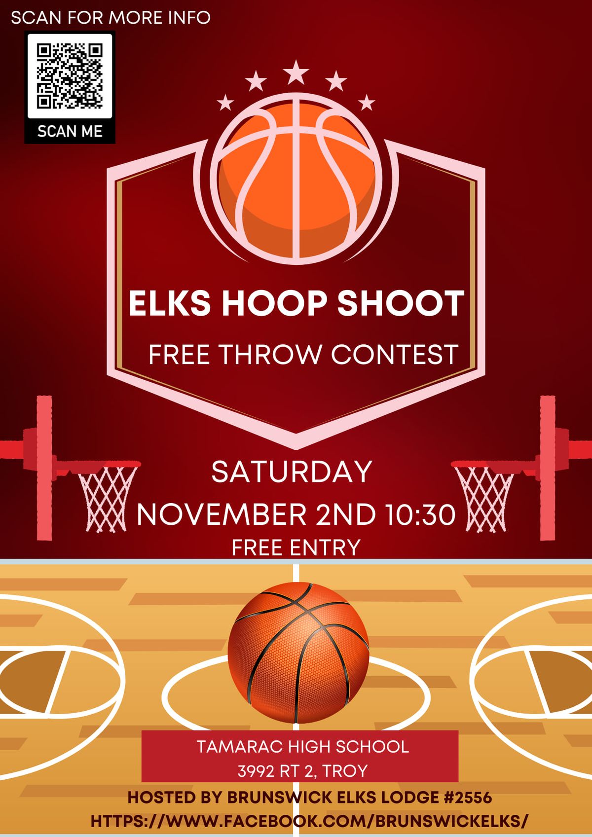 Brunswick Elks Lodge Hoop Shoot