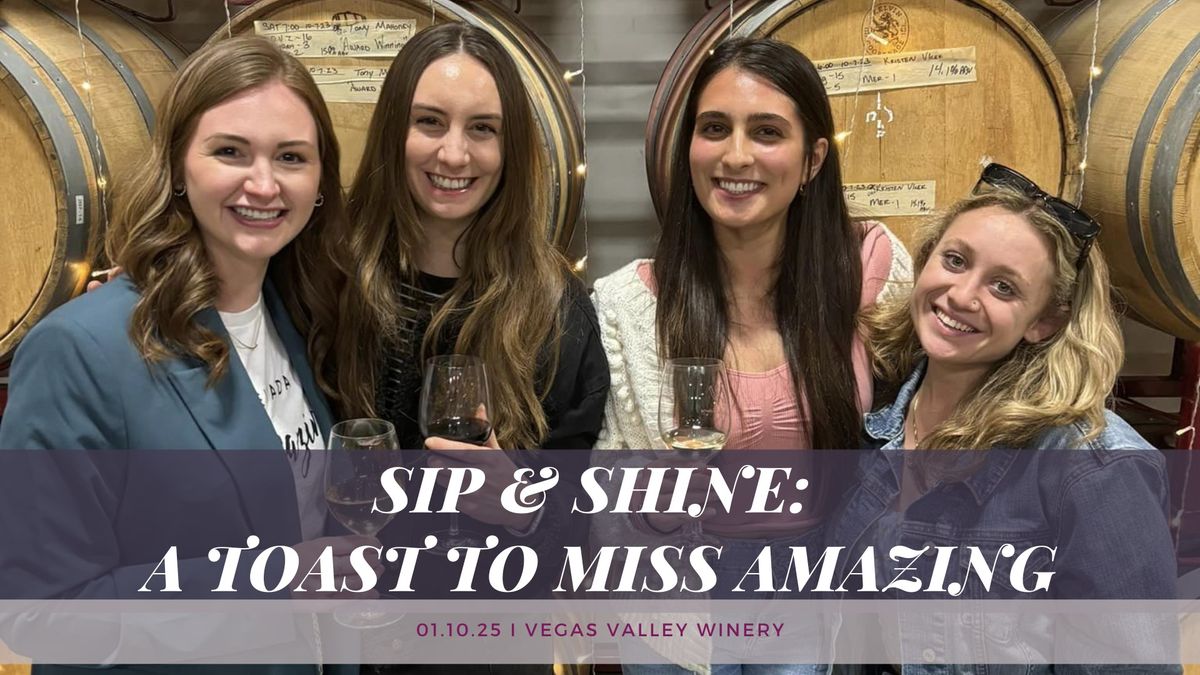 Sip & Shine: A Toast to Miss Amazing