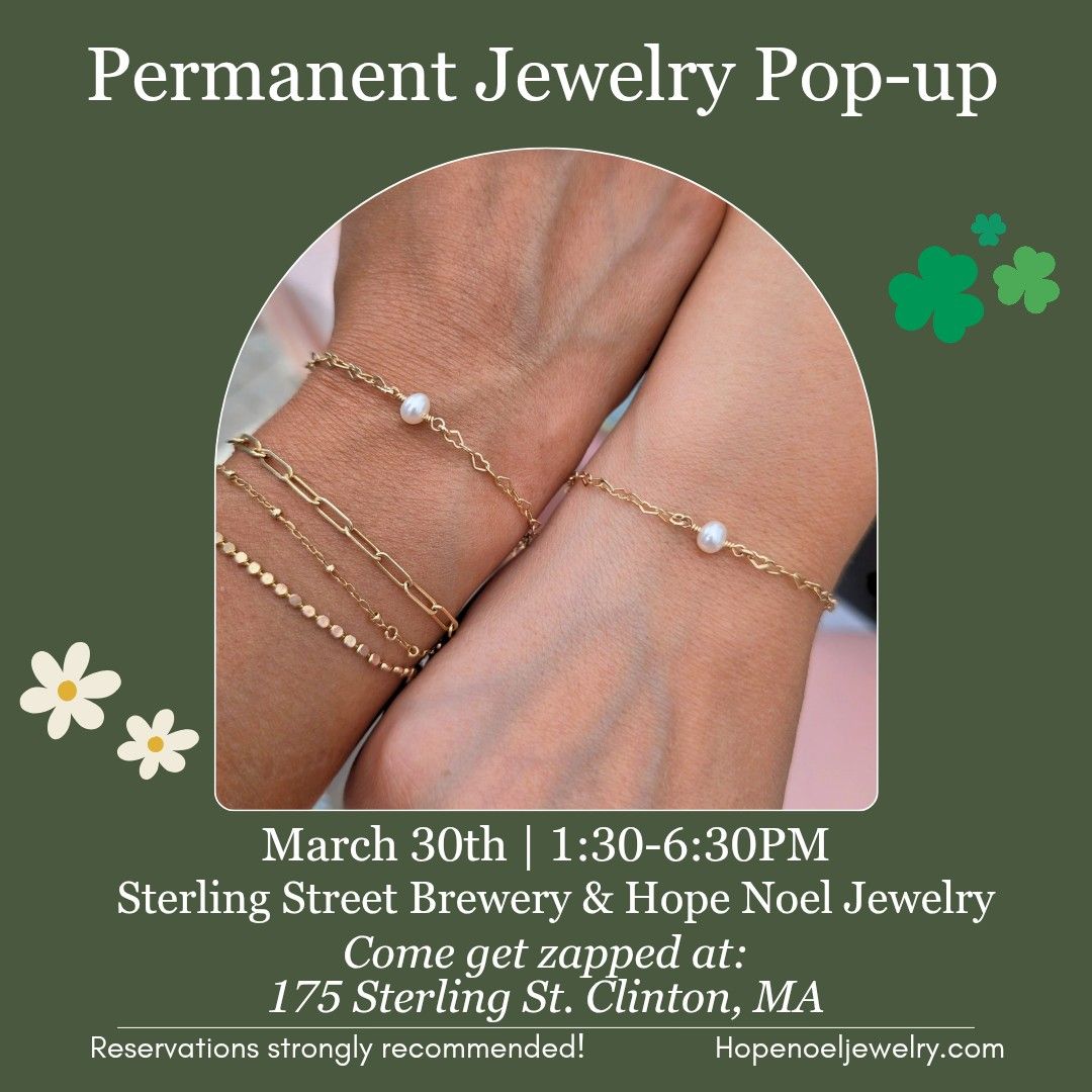 Permanent Jewelry Pop-Up with Hope Noel Jewelry at SSB Clinton