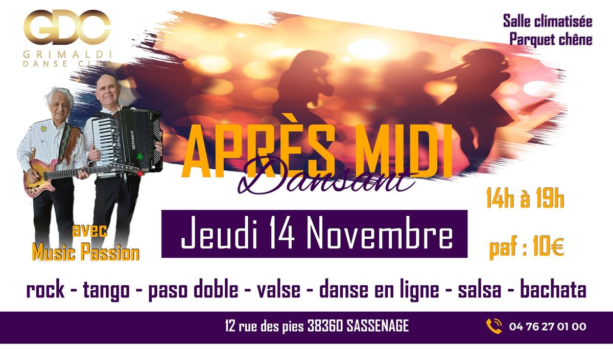 Apr\u00e8s-midi dansant avec Music Passion