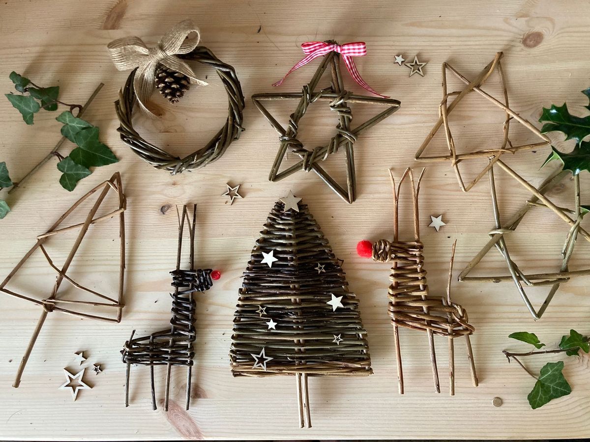 Willow Christmas decorations workshop