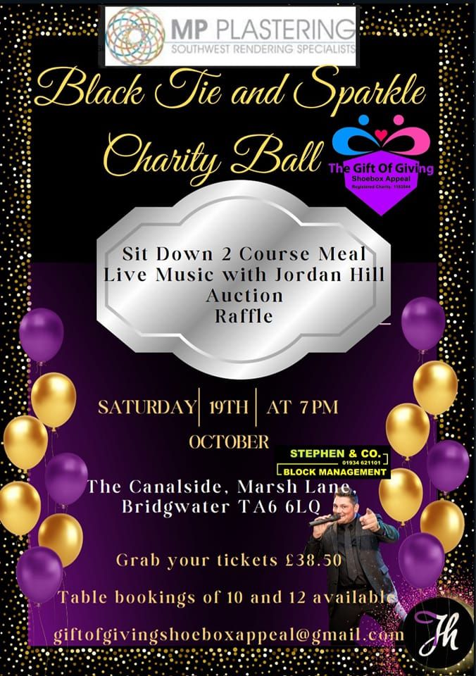 Black tie and sparkle Charity ball 