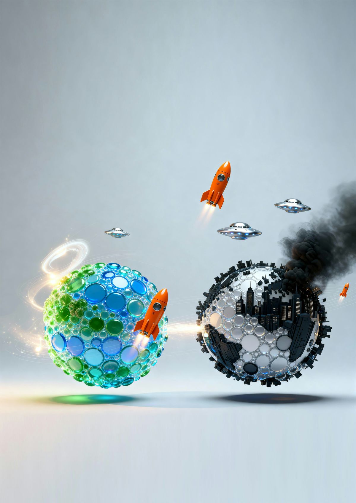 BRIDGING WORLDS - an exhibition by David Oxley