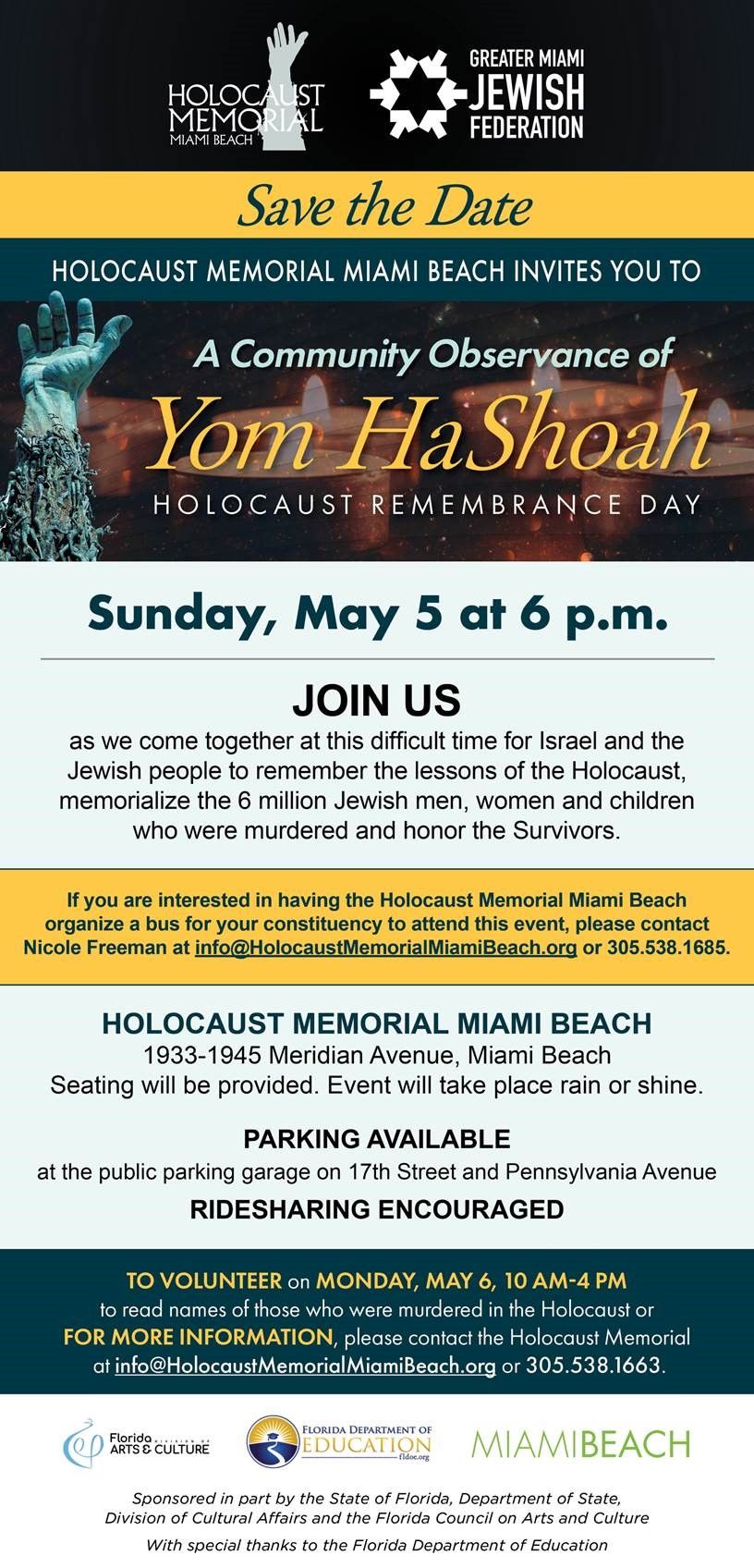 Yom HaShoah Community Observance