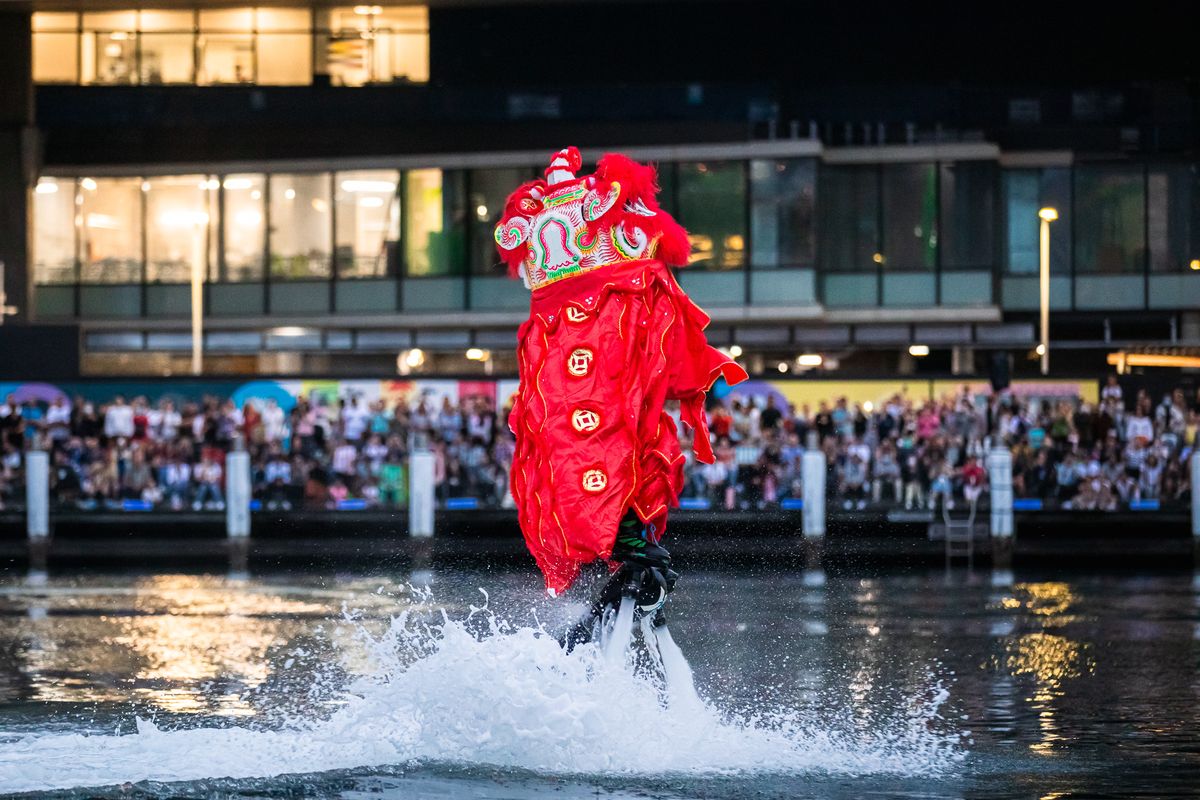 Darling Harbour LNY Jet Pack Show