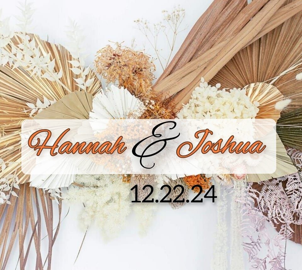 Hannah and Joshua Wedding \ud83d\udc8d