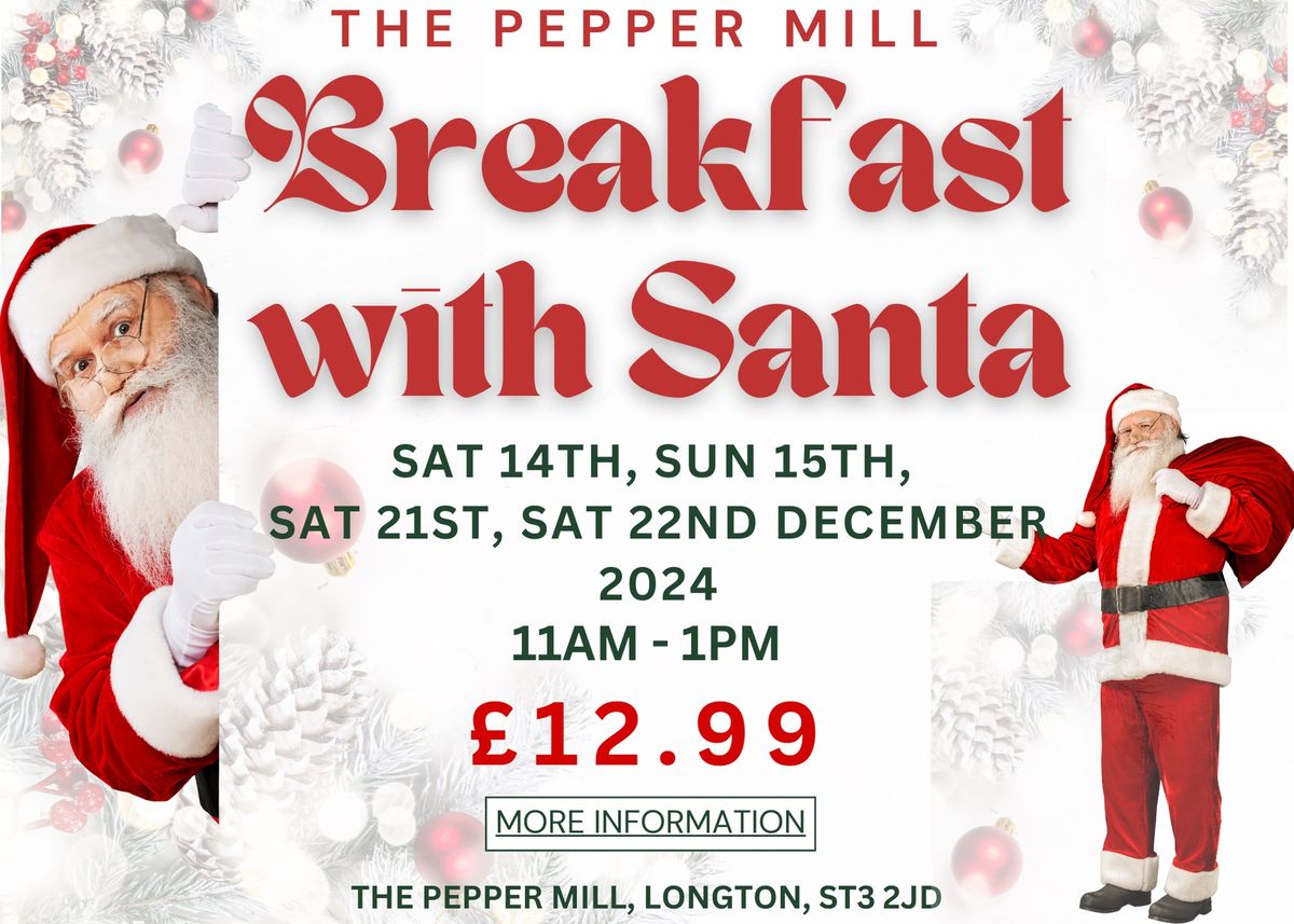 Breakfast with Santa at The Pepper Mill