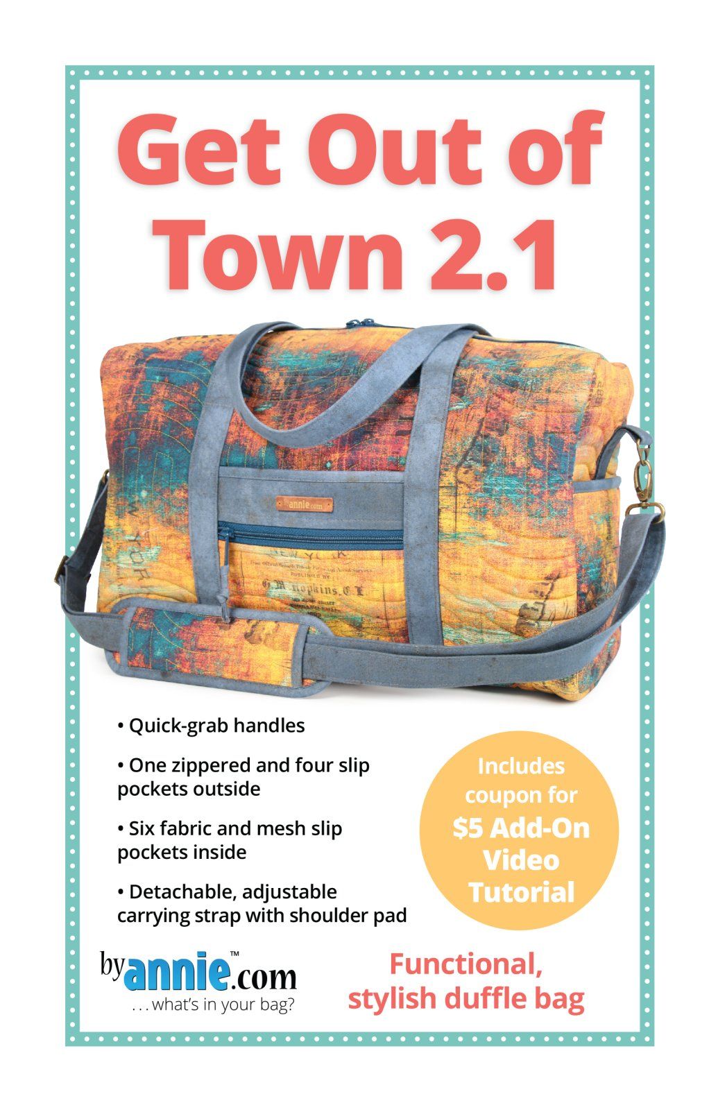 Prep Class for - Get Out of Town 2.1 (ByAnnie): November 2024 Bag of the Month