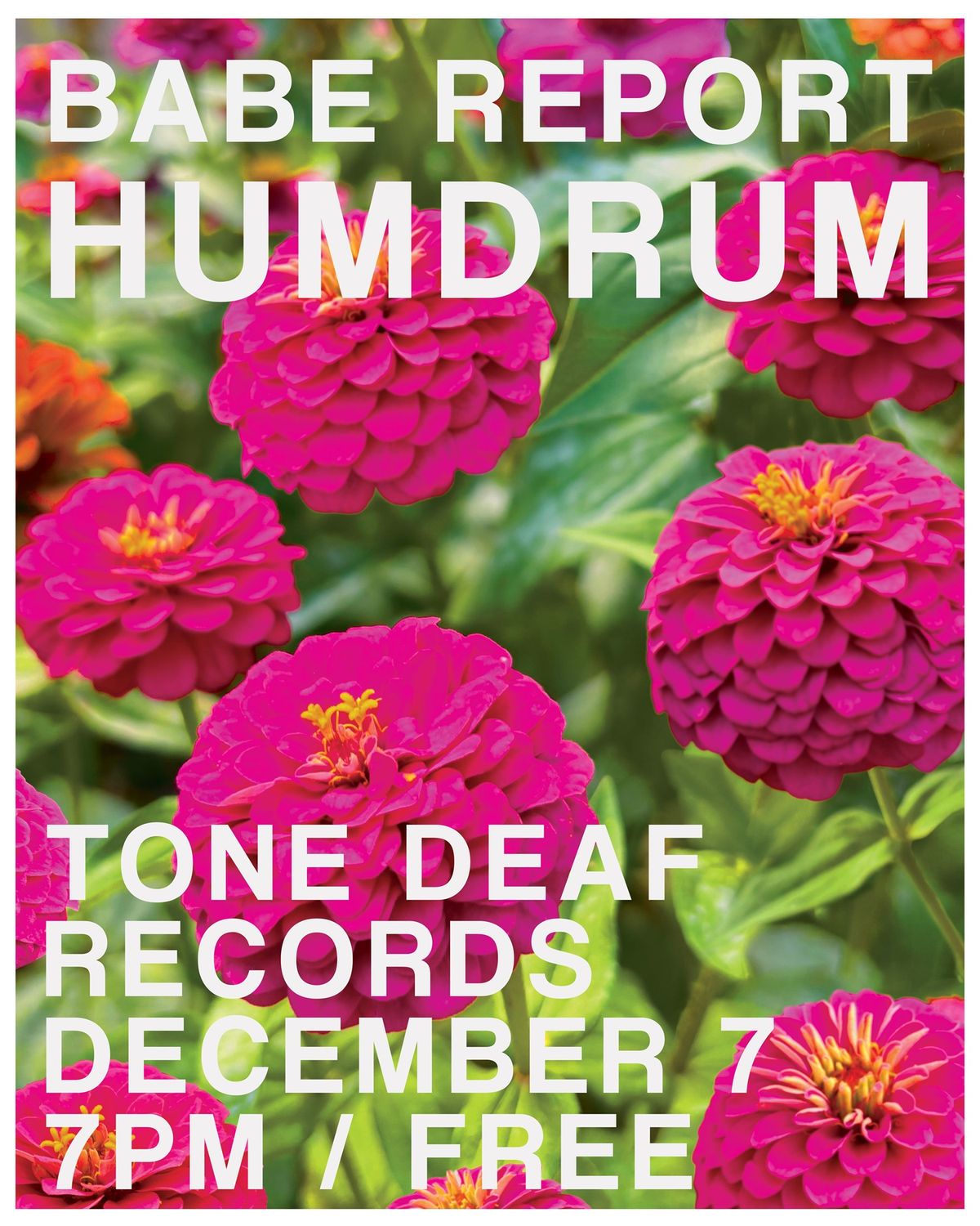 Babe Report & Humdrum live at the shop!!!!