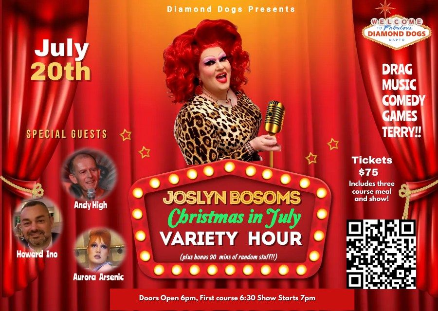 Joslyn Bosoms Variety Hour Dinner Show !