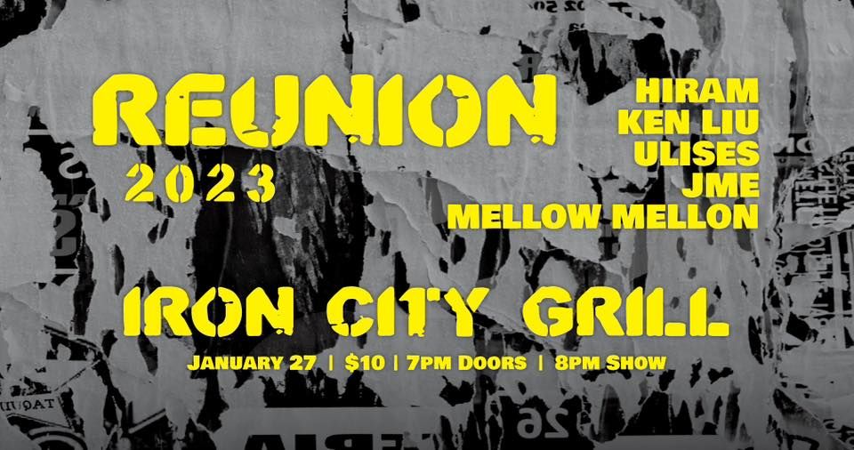 Reunion 2023 at Iron City Grill, Iron City Bham, Birmingham, 27 January