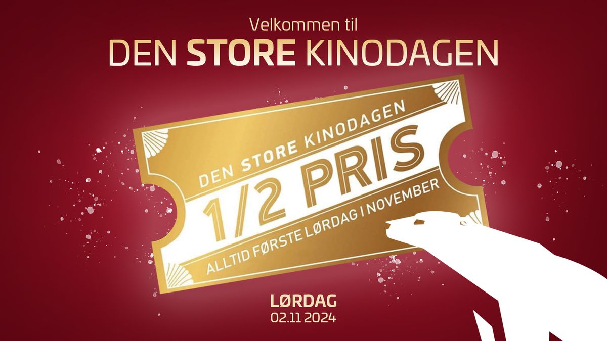 \ud83c\udfac Den Store KinoDagen - Lagunen Kino \ud83c\udfac