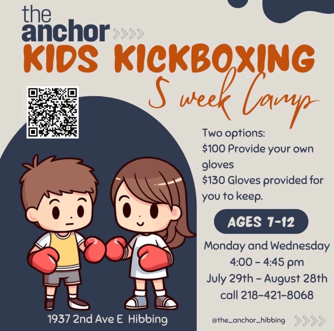 Try Kids Kickboxing for a day for FREE!