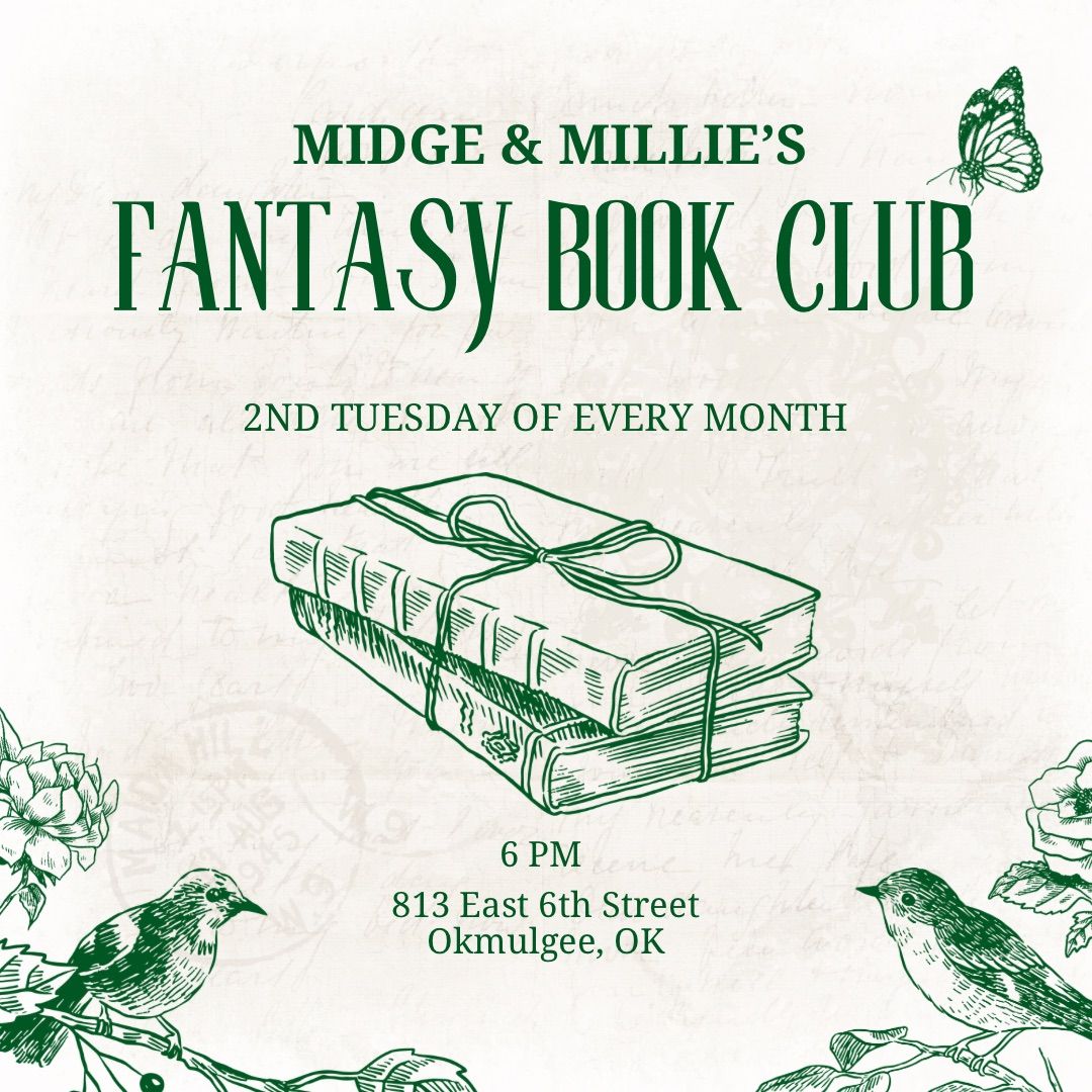 Fantasy Book Club @ Midge & Millie\u2019s 