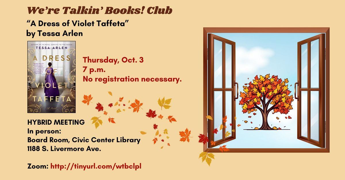 We're Talkin' Books! Club hybrid meeting