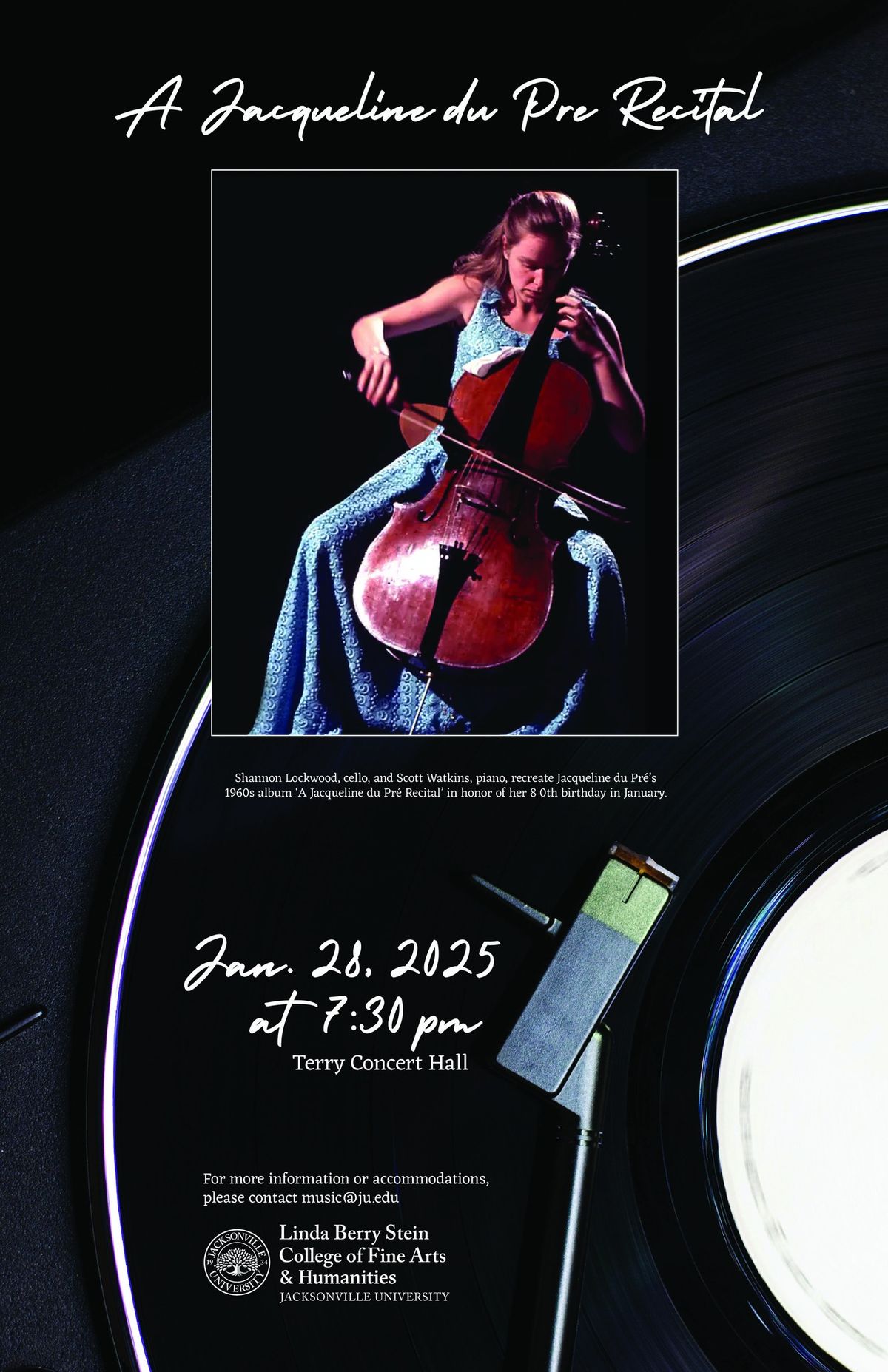 A Jacqueline du Pr\u00e9 Recital