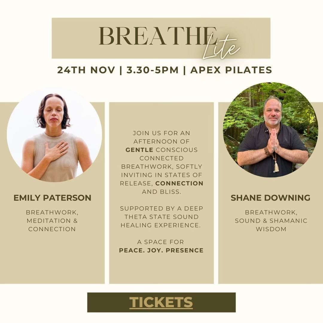 Breathe Lite - Breathwork & Sound Healing @ Apex Pilates Morisset