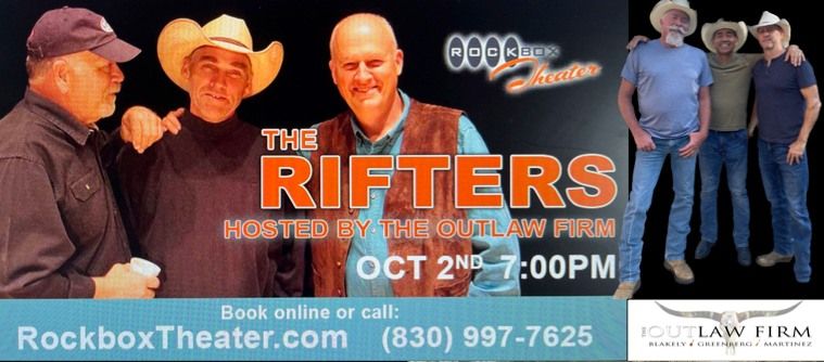 The Rifters & The Outlaw Firm at Rockbox (Fredericksburg,TX)