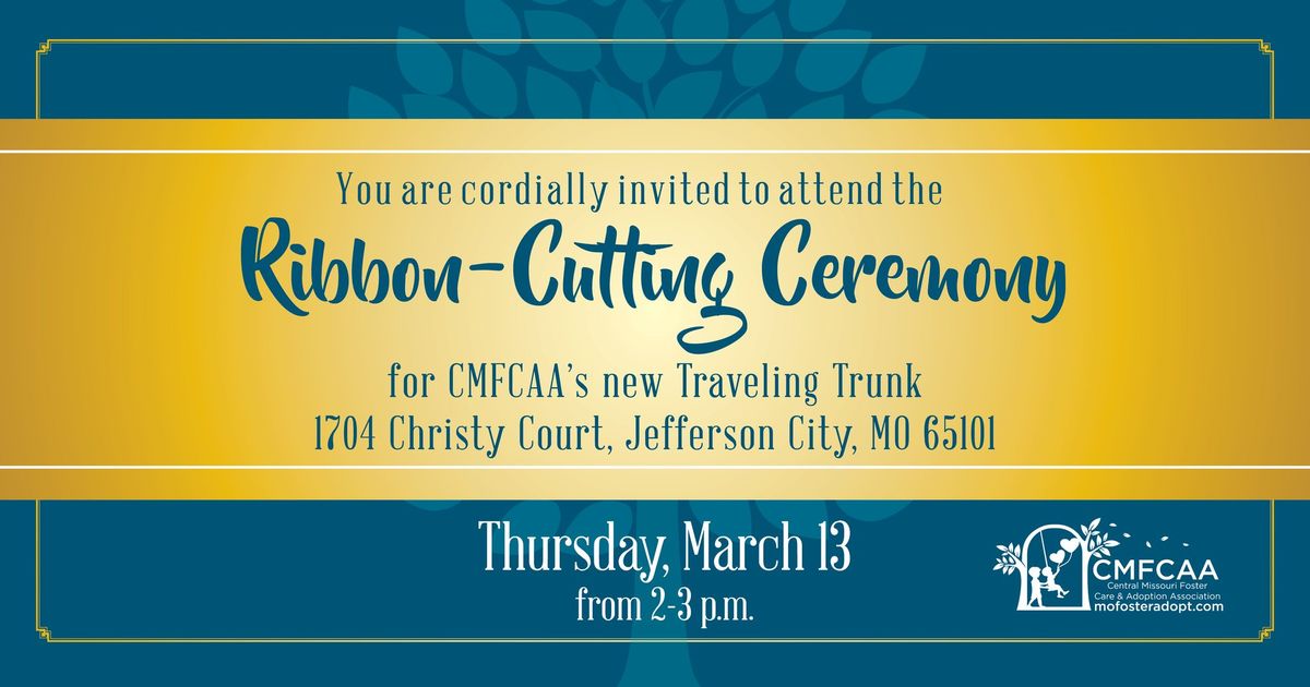 CMFCAA Traveling Trunk Ribbon-Cutting