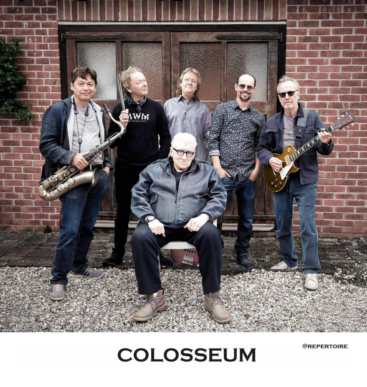 COLOSSEUM Chris Farlowe, Clem Clempson, Mark Clarke Nick Steed, Malcolm Mortimore, Kim Nishikawara