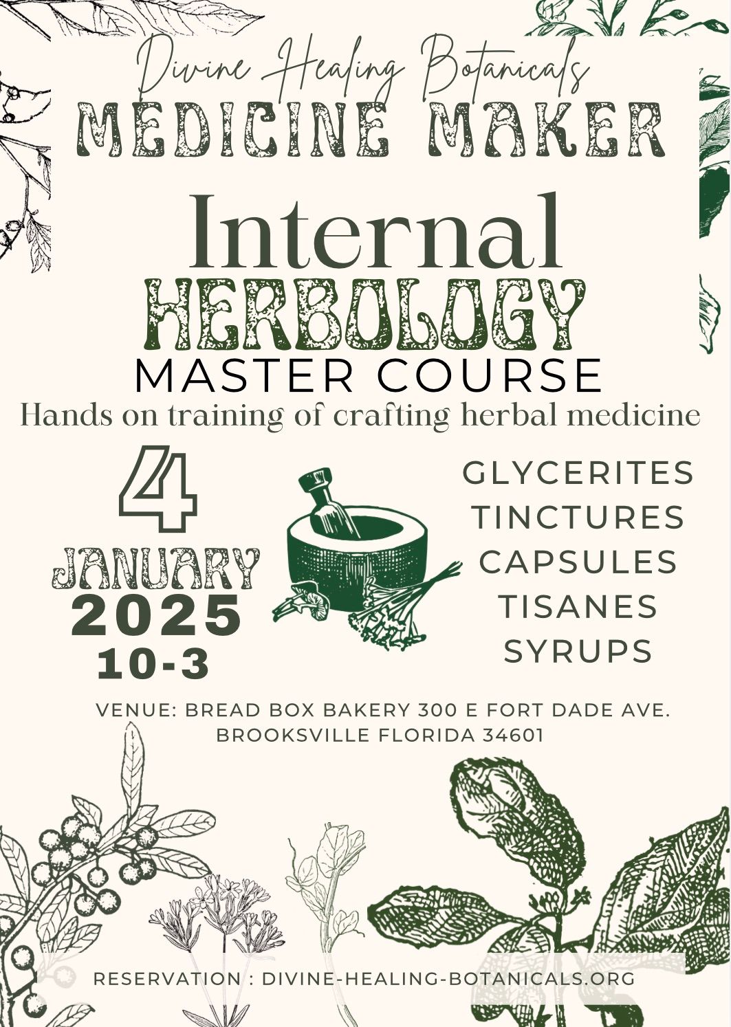 INTERNAL Herbology Master course