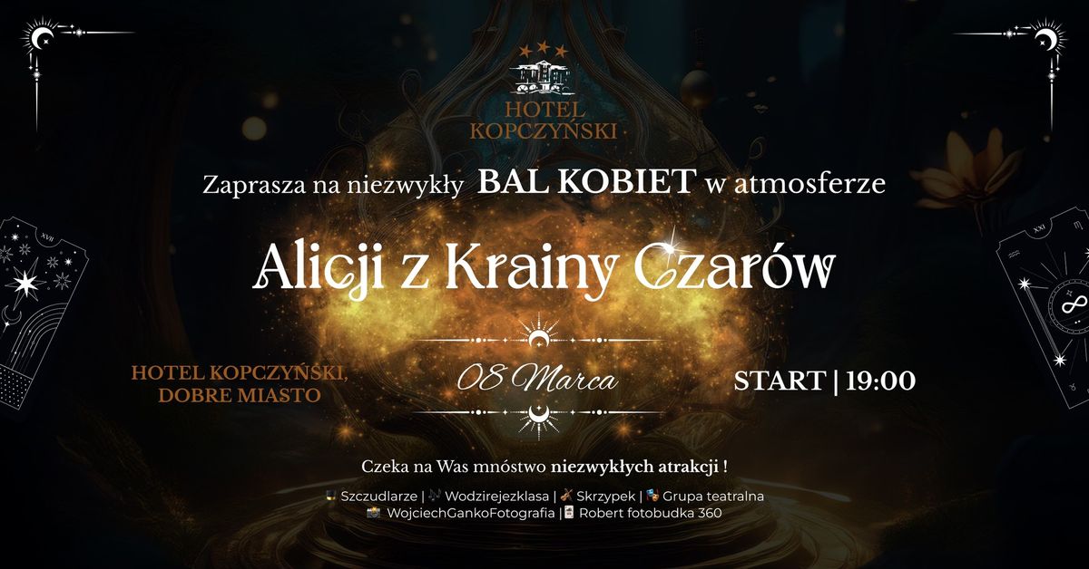 BAL KOBIET w atmosferze Alicji z Krainy Czar\u00f3w \ud83d\udc83\ud83c\udfa9\u2728