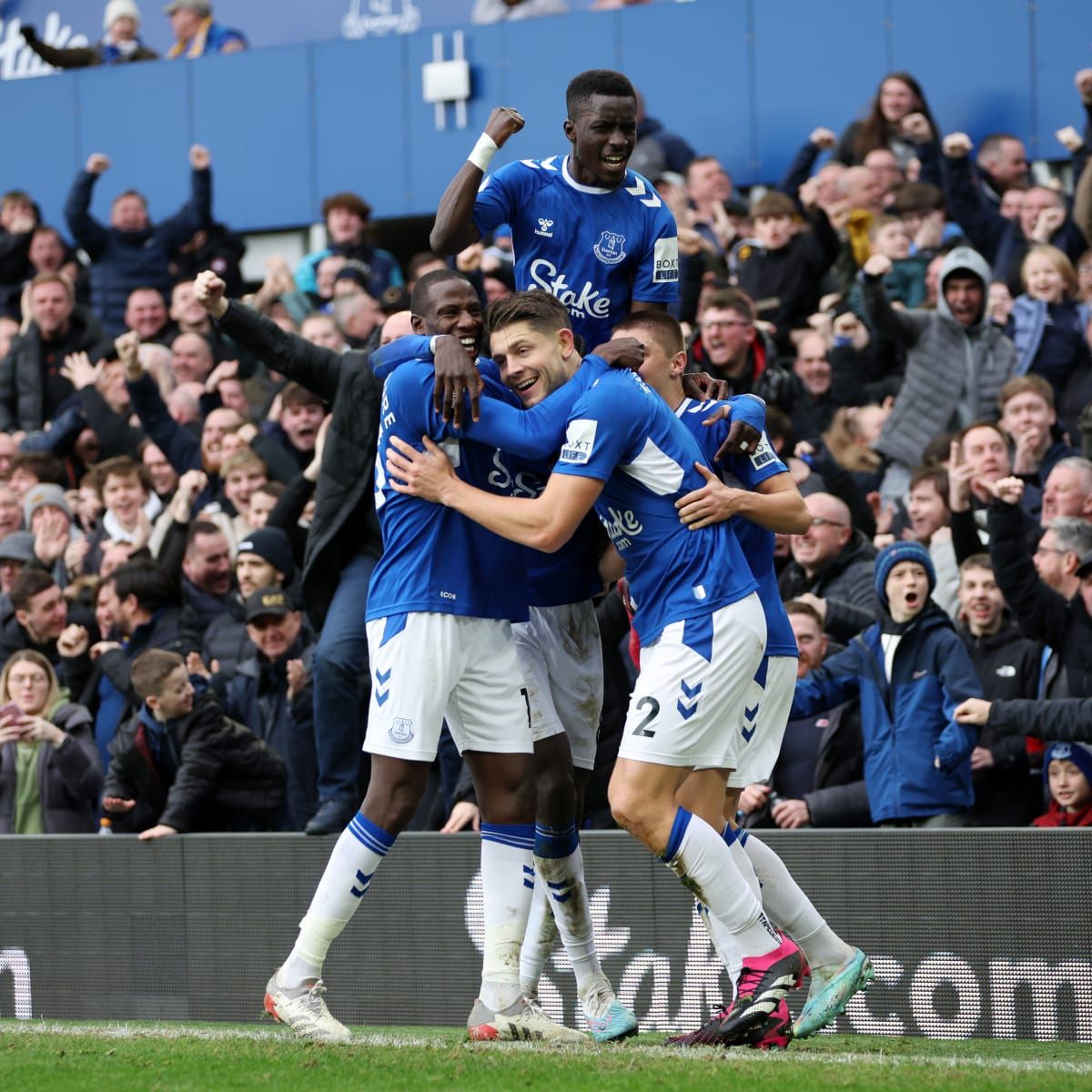 Everton FC vs Leicester City FC at Goodison Park