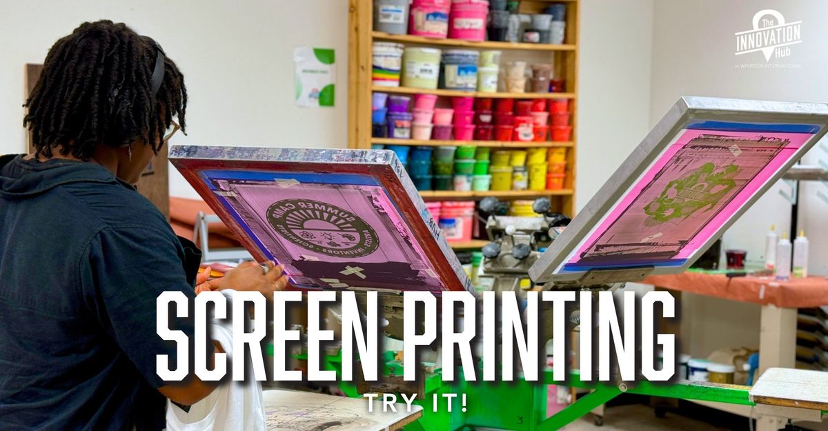 Class: Screen Printing \u2013 Try It! [North Little Rock]