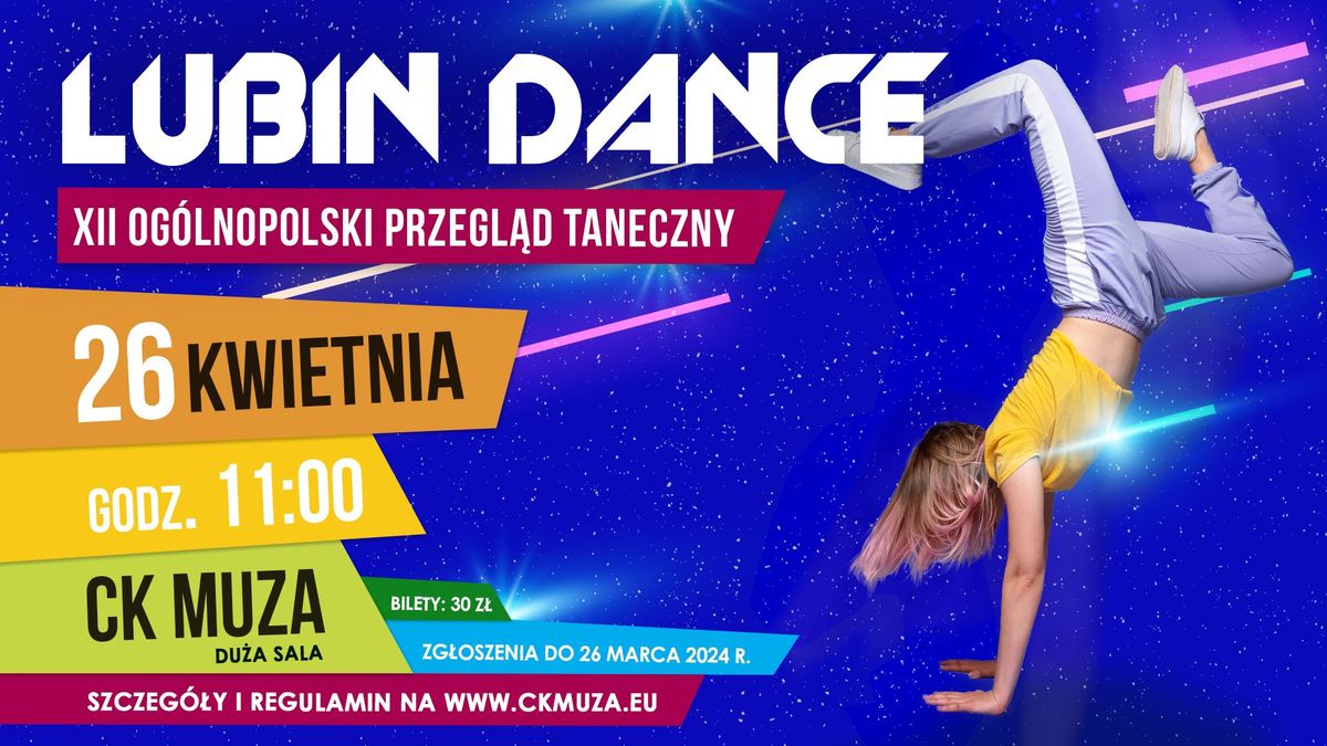 XII Og\u00f3lnopolski Przegl\u0105d Taneczny LUBIN DANCE 2025