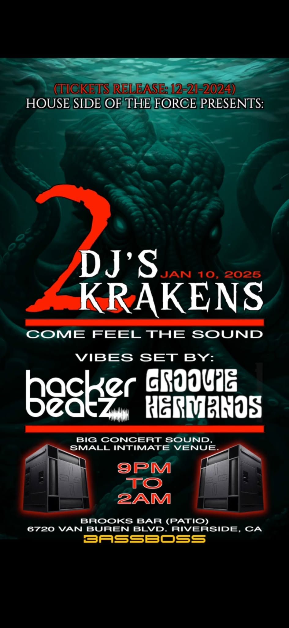 2 DJs & @ Krakens