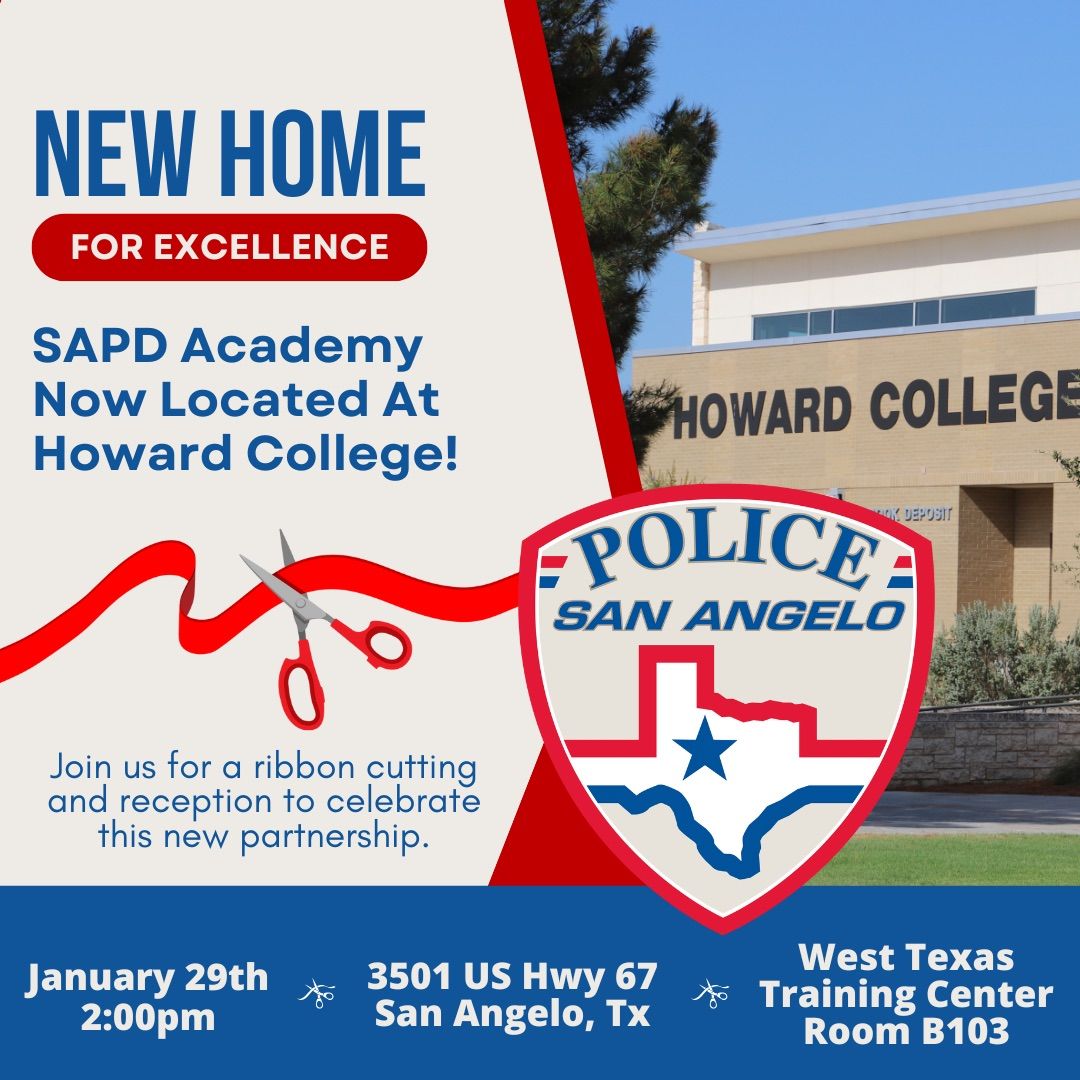 Howard College\/San Angelo Police Department Police Academy Ribbon Cutting