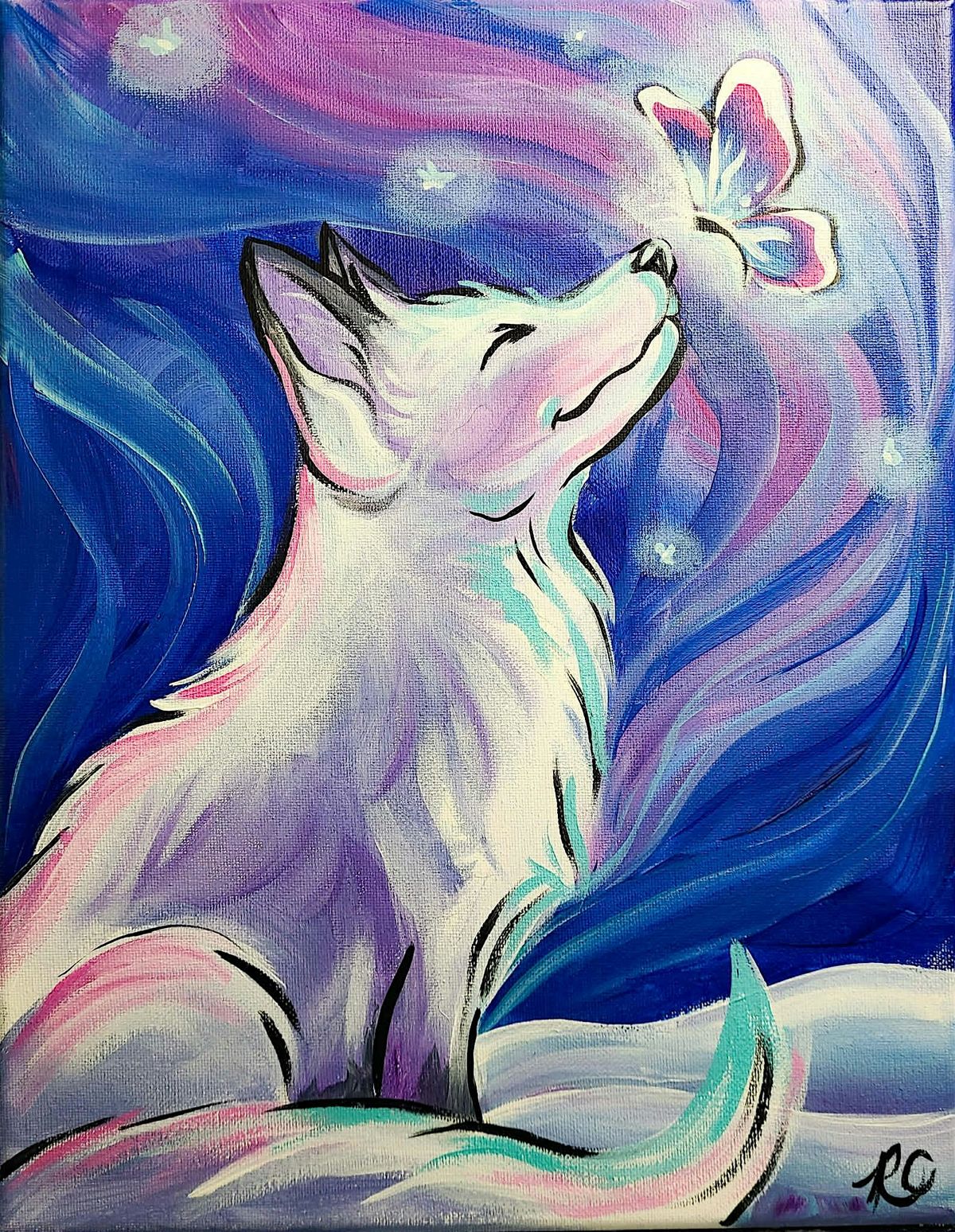 Kid's Fox And The Butterfly