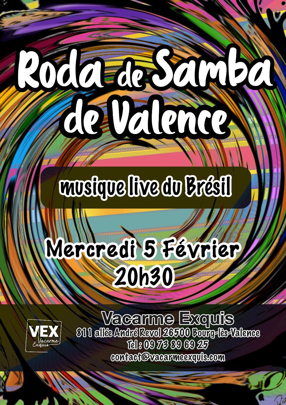 Roda de Samba au Vacarme Exquis - Musique br\u00e9silienne