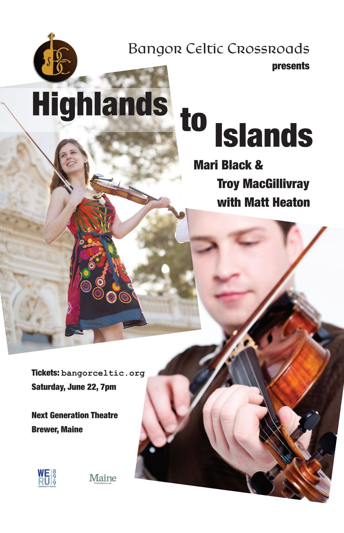 Highlands to Islands concert with Mari Black, Troy MacGillivray and Matt Heaton