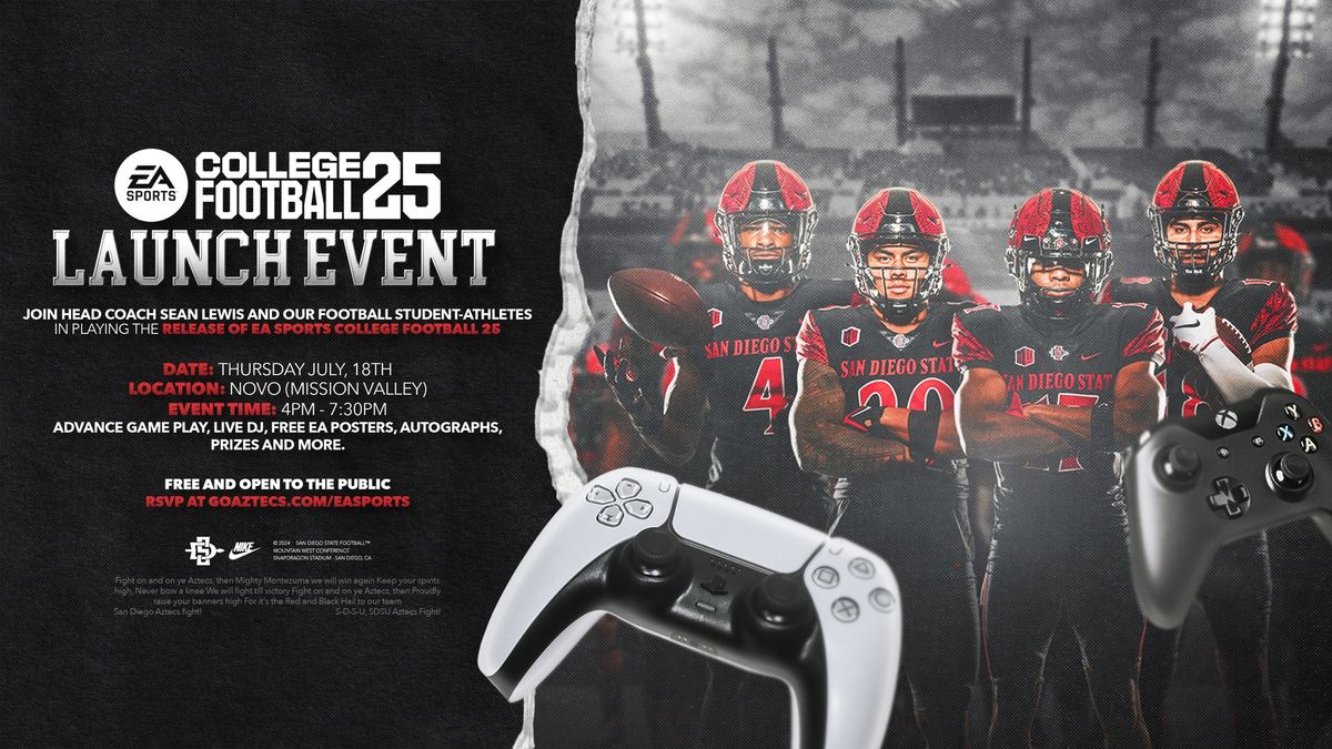 EA College Football 2025 launch , 1640 Camino Del Rio North, 341, San