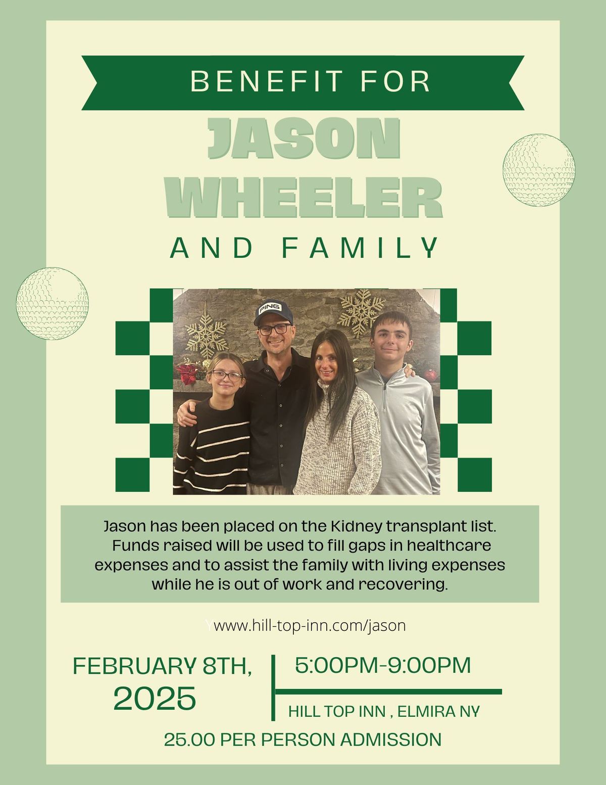 Jason Wheeler & Family Benefit 