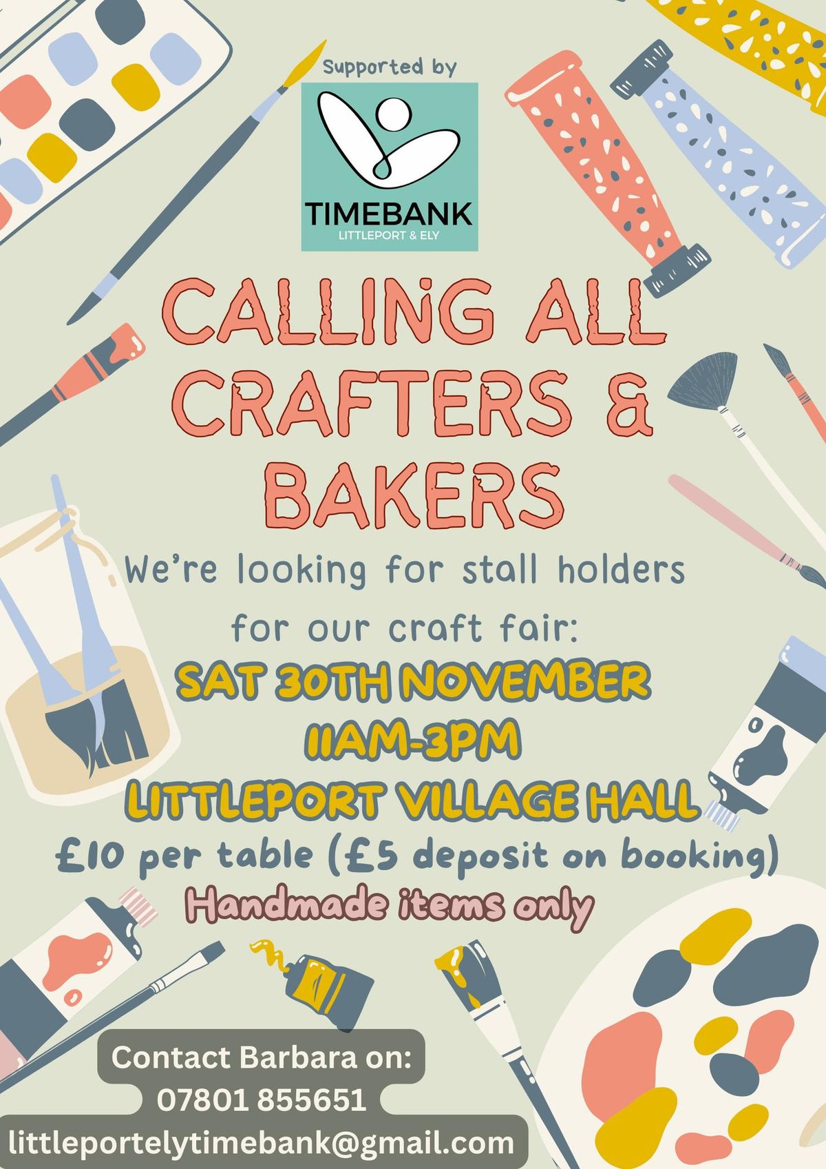 Christmas craft fair - Looking for stall holders