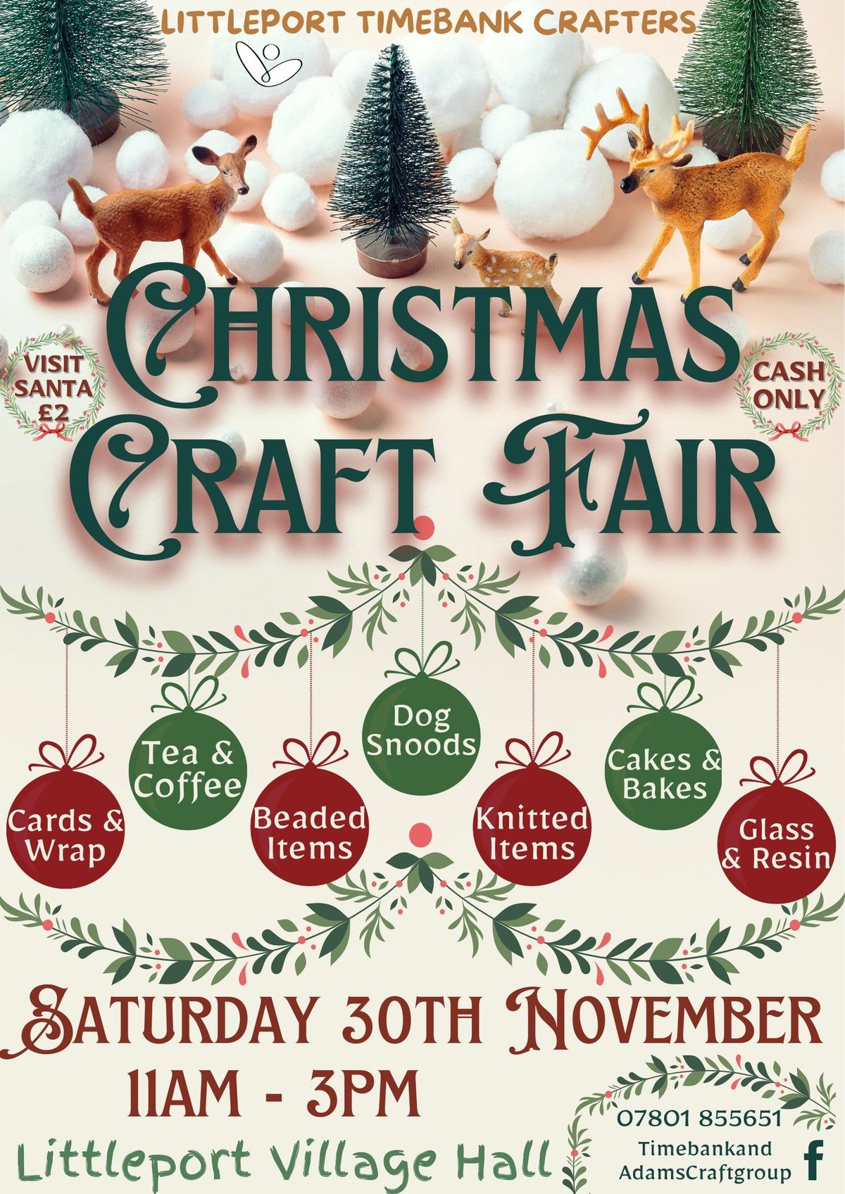 Christmas Craft Fair - Homemade gifts, bakes and Cafe