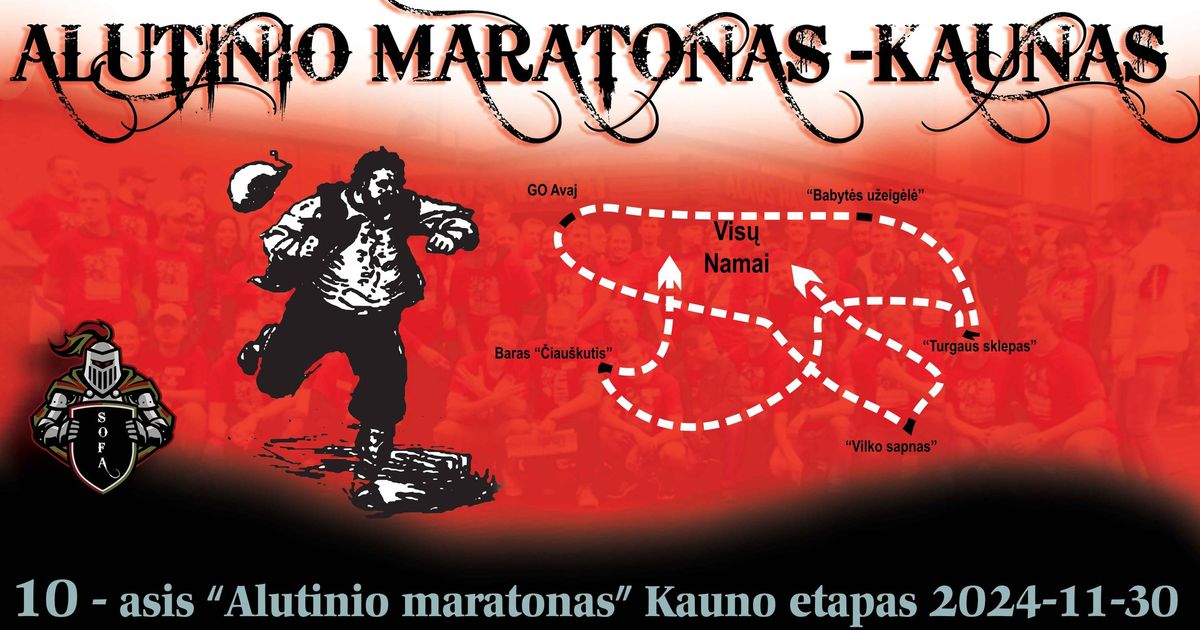 ALUTINIO MARATONAS 2024 KAUNO etapas