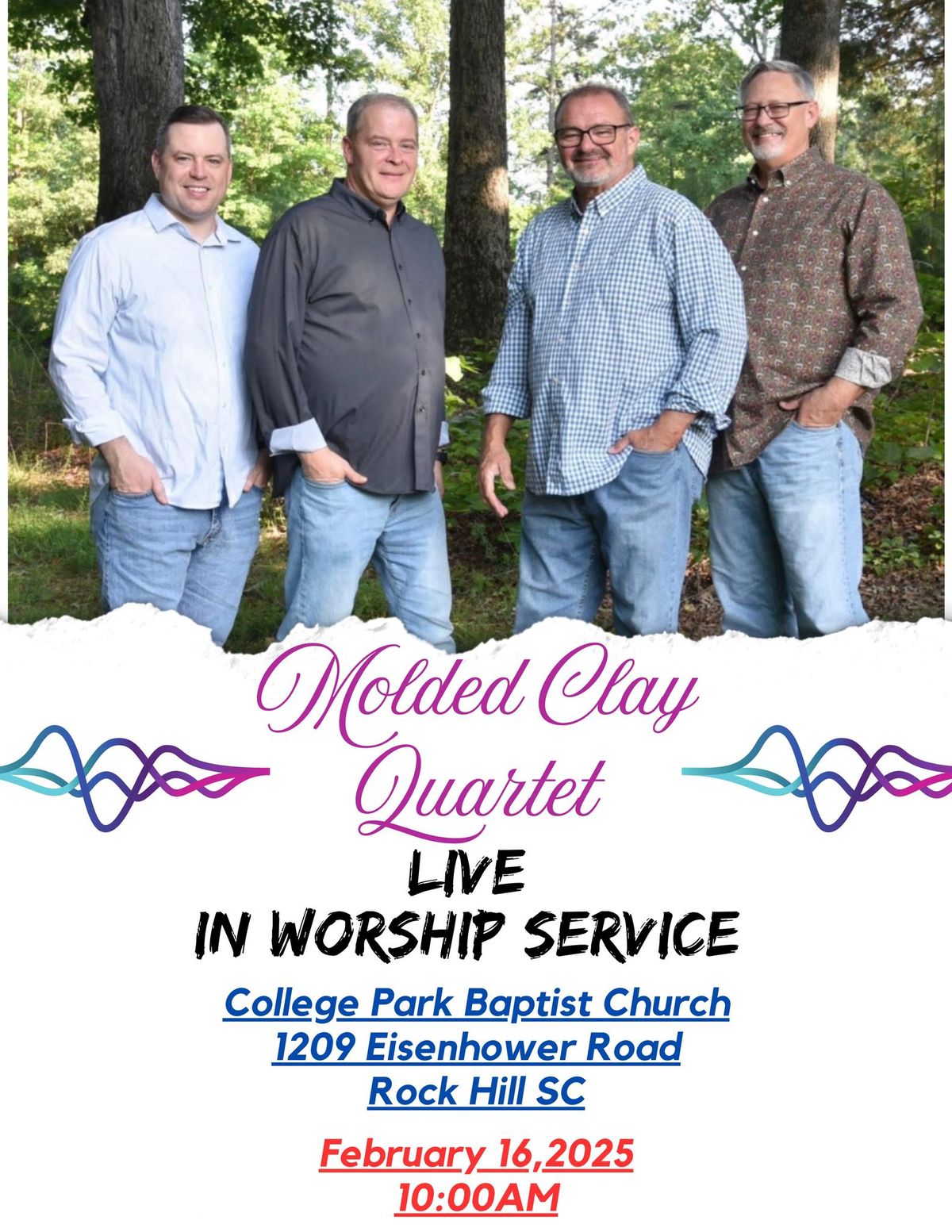 Molded Clay Live in worship 